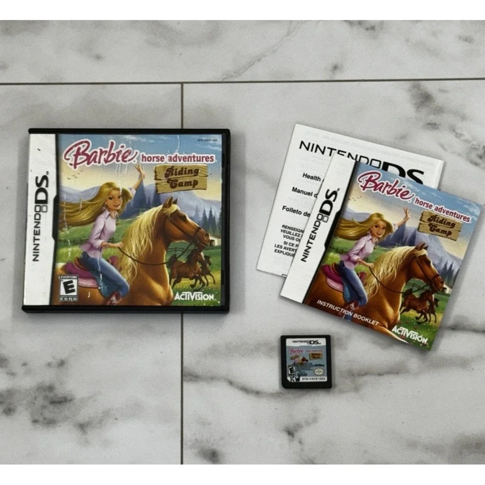 Barbie Horse Adventures Riding Camp (Nintendo DS, 2008) COMPLETE